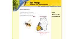 Desktop Screenshot of pro-wespe.de